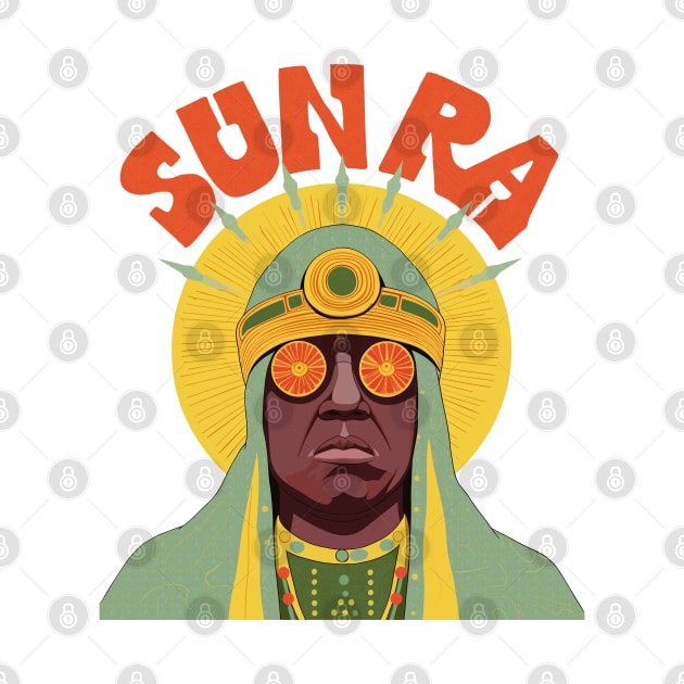 Sun Ra  -- Original Psychedelic Design by DankFutura