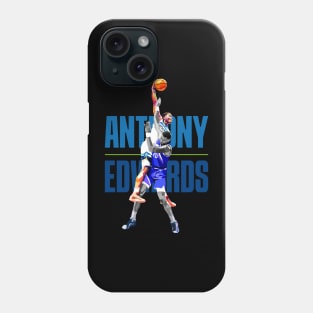 Anthony Edwards Dunk on John Collins WPAP Phone Case