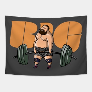 Deadlift Bear Tapestry