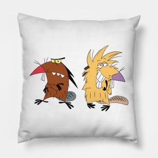 angry beavers Pillow