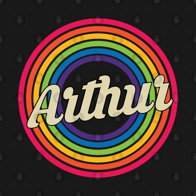 Arthur - Retro Rainbow Style by MaydenArt