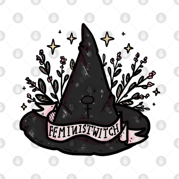 Feminist witch Hat by chiaraLBart