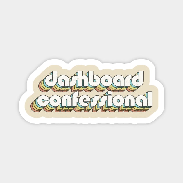 vintage color dashboard confessional Magnet by Wizz Ventura