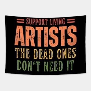 Support Living Artists Tapestry