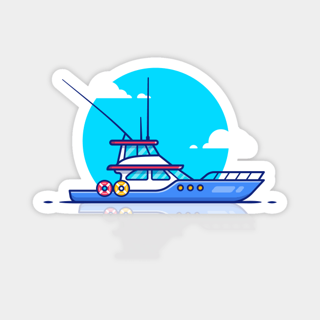 Cruise Ship Magnet by Catalyst Labs