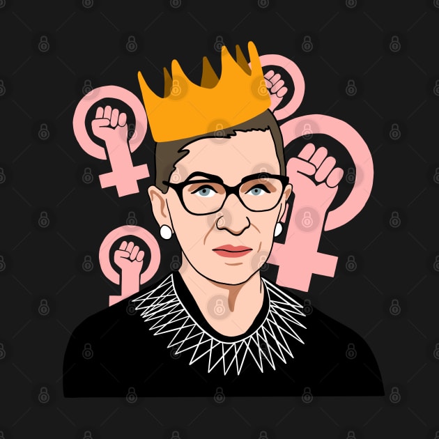 RBG - Ruth Bader Ginsburg Feminism Crown by isstgeschichte