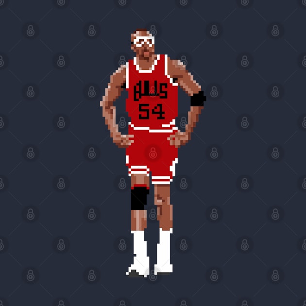 Horace Grant Pixel Walk by qiangdade