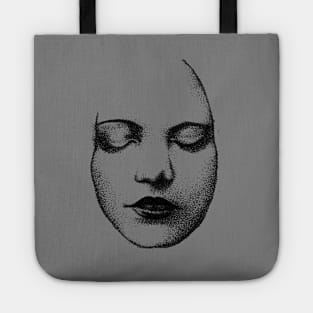 pointilism beauty dark rock Tote