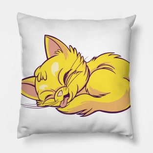 Lovely sleeping cat Pillow