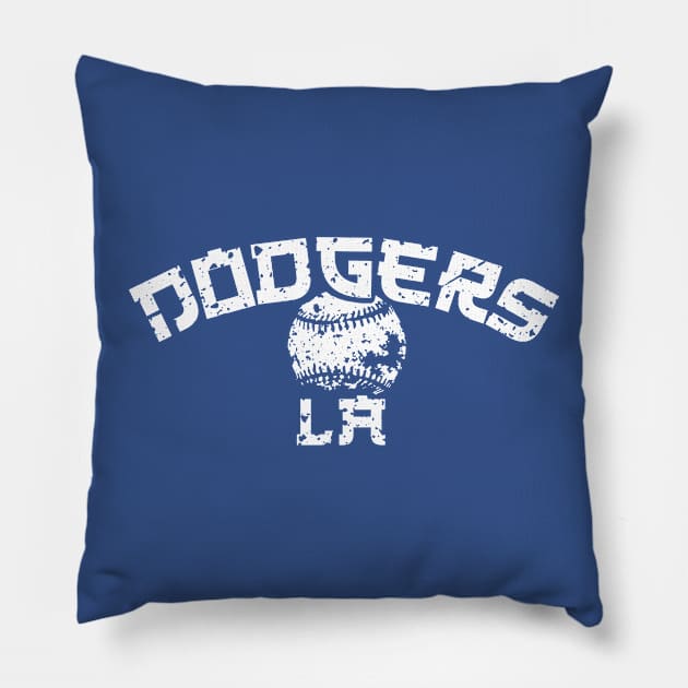 Dodgers Vintage Japan Pillow by Throwzack