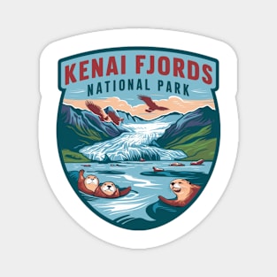 Kenai Fjords National Park Wildlife Magnet