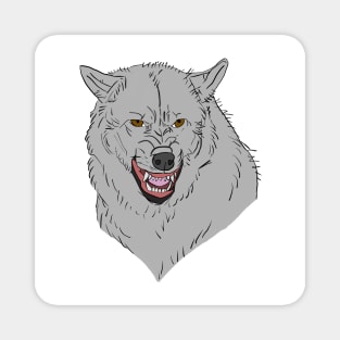 Wolf growls Magnet