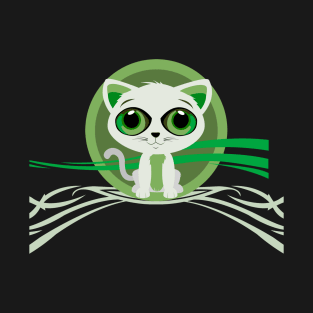 Kitten - Green T-Shirt