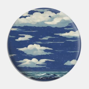 Blue Oasis Pin