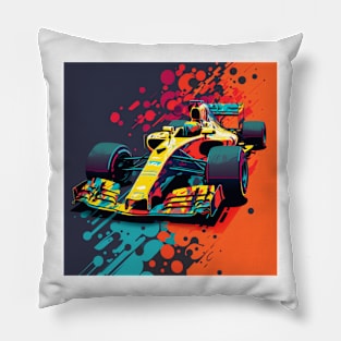 Race Car Pop 4 Pillow