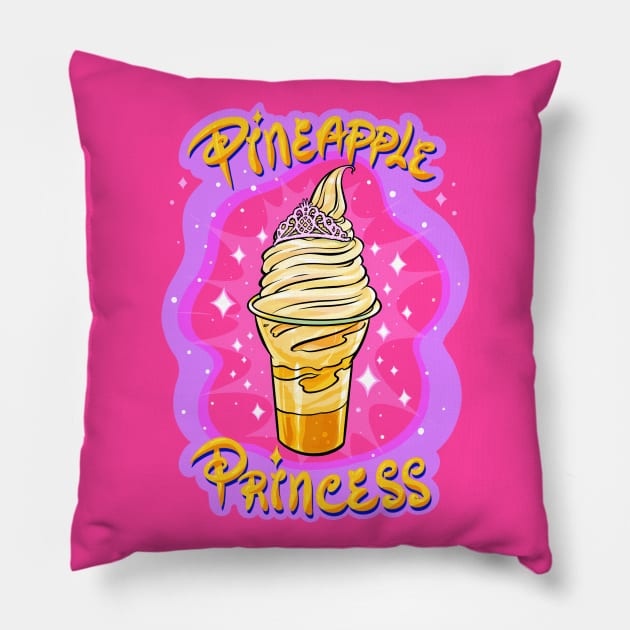 Princess Shirt Pineapple fan Pillow by IEatFanBoys