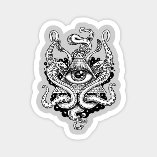 Cthulhu illuminati Magnet