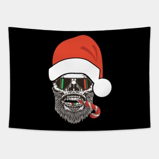 Santa Skull Shades Tapestry