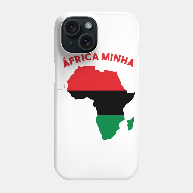 AFRICA MINHA PAN-AFRICAN MOTIF Phone Case by madeinchorley