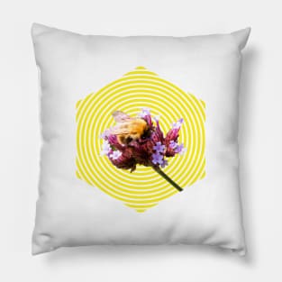 Bee - hexagon Pillow