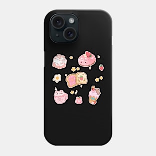 Pink Sticker Phone Case