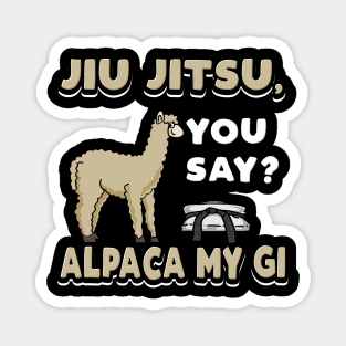 Alpaca my gi Brazilian jiu jitsu Magnet