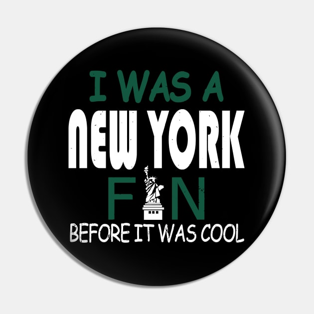 New York Pro Football - Funny Fan Before It Was Cool Pin by FFFM