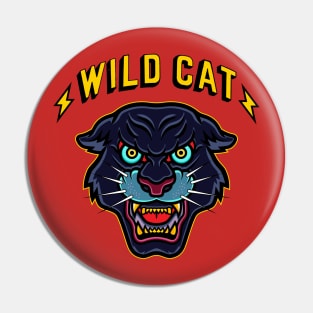 Wild cat Pin