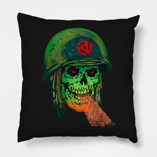 45 Death Soldier Pillow by BeeryMethod