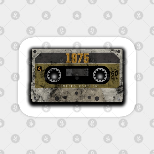 1975 Cassette Magnet by bulletstudios