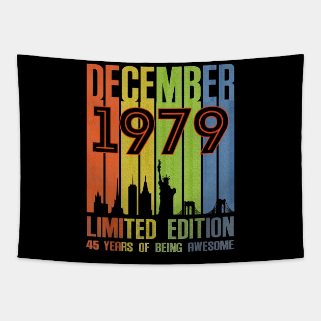 December 1979 Limited Edition 45 Years Of Being Awesome Tapestry by SuperMama1650