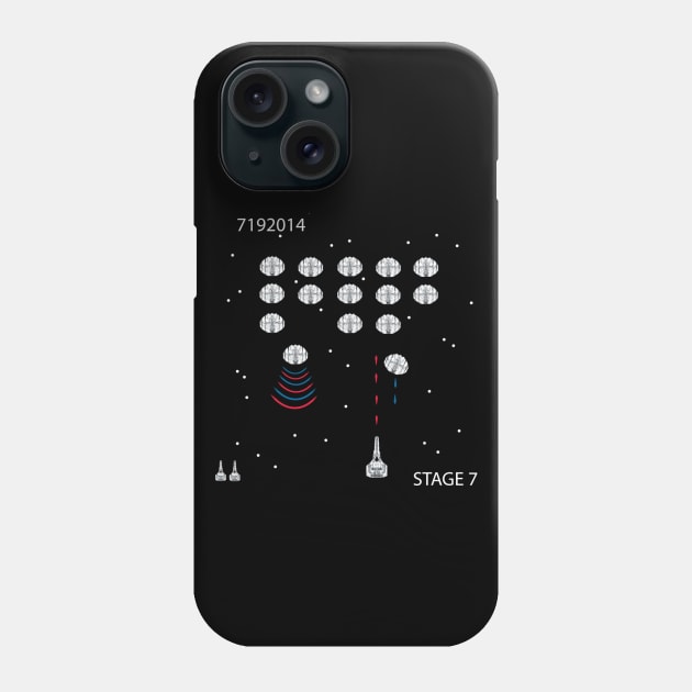 Battlestar Galaga Phone Case by leslieharris372