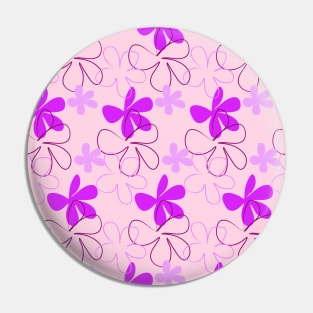 Pink, lilac, flower, flowers, floral, floral arrangement, spring, summer, seamless, pattern Pin