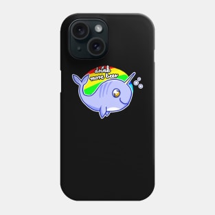 Whale Drink more Beer unicorn Phone Case
