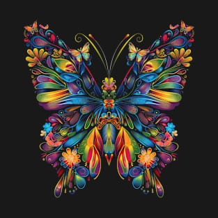 Butterfly Insect Pop Art T-Shirt