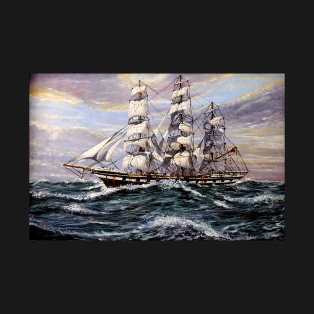 SQUARE RIGGER 'WAVERTREE'  SAILING SHIP by MackenzieTar