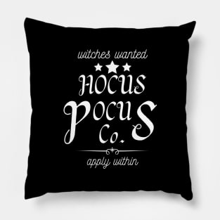 Hocus Pocus Co Witches Wanted Apply Within Mask Sweatshirt Pillow