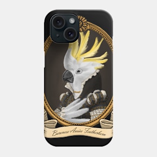 Renaissance Bird - Baroness Amice Featherborn (A Cockatoo) Phone Case