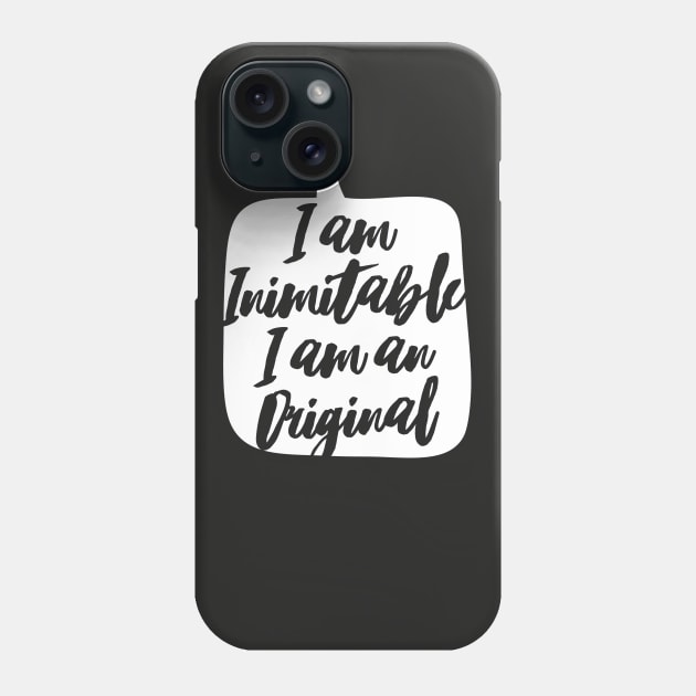 I am Inimitable Phone Case by FandomFeelsPH07