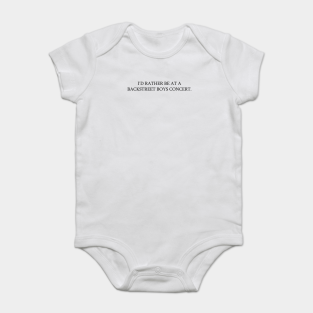 backstreet boys baby onesie