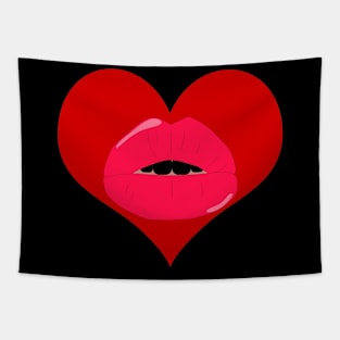 Love Lips Tapestry