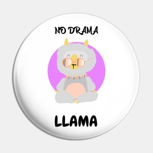 No drama llama Pin