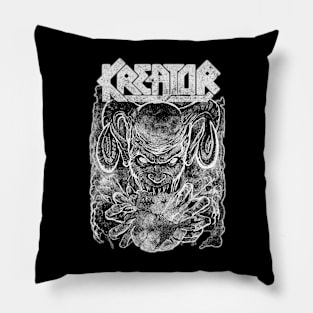 Kreator White Pillow