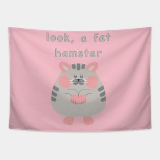 Cute Fat Hamster Tapestry