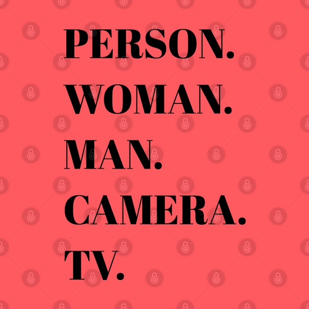 Person woman man camera tv by Eldorado Store