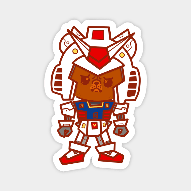 Mecha Bub Magnet by Fluffymafi