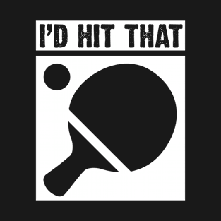 Ping Pong Paddle Table Tennis Racket Ball Player T-Shirt