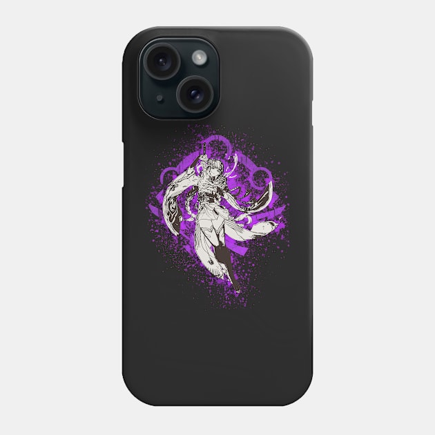 Genshin Impact Raiden Shogun v2 Phone Case by GachaSlave