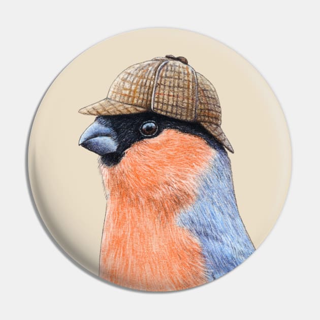 Eurasian bullfinch Pin by Mikhail Vedernikov