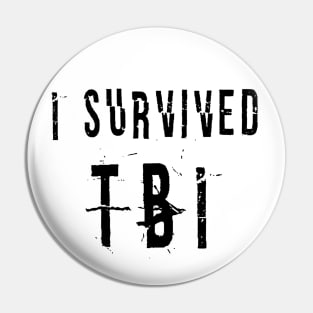 I Survived TBI Pin